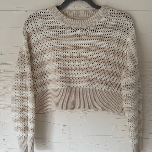 Anthropologie | Moon & Madison Cropped Knit Sweater - Size S - Picture 1 of 4